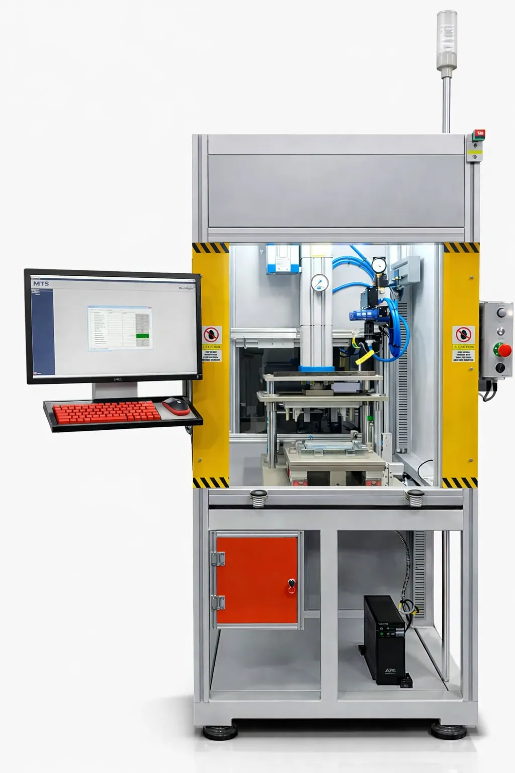Automated assembly and bending station for sheet metal components
